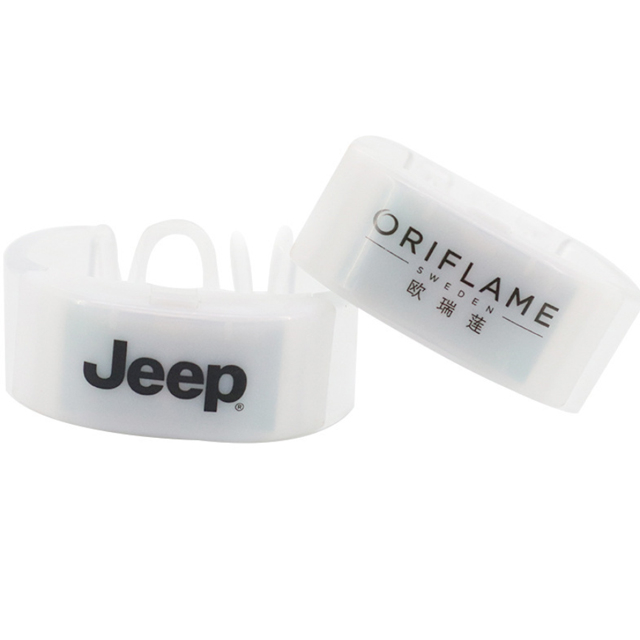 LSRM03 Free Sample Customize Logo Printed Led Silicon Bracelet Remote Controlled Led Bracelet 