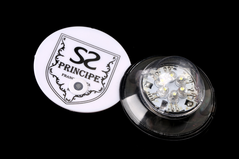 ABS01 Hot Popular Bar Product Led Sticker Coaster Light Up Mini Led Bottle Light Sticker 3M Glow Bottle Lights