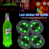 Luminous Coaster Wine Bottle LED Cocktail Glass EVA Cup Sticker with Switch Coaster