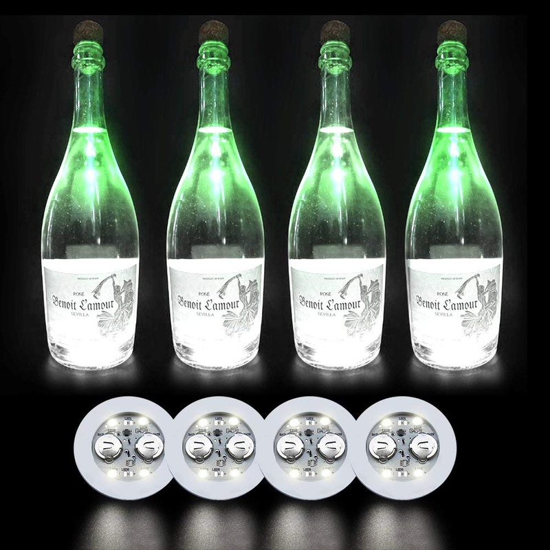 EVA01 New Continuous Luminous Factory Source Party Bottle Bottom Luminous Lamp Led Sticker