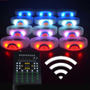 LSRM01 New Products Custom Programmable Remote Controlled Flashing Led Silicone Bracelet Radio Control DMX Rfid Light Up Wristband