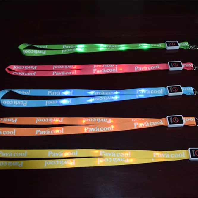  Led Lanyard Promotion Bar Wedding Party Tpu Led Lanyard Custom Led Lanyard