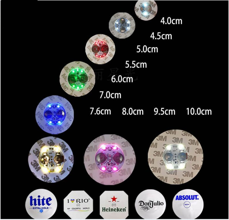 EVA01 24 Hours Continuous Flashing Factory Source Party Bar Birthday Atmosphere Bottle Light Led Cup Sticker