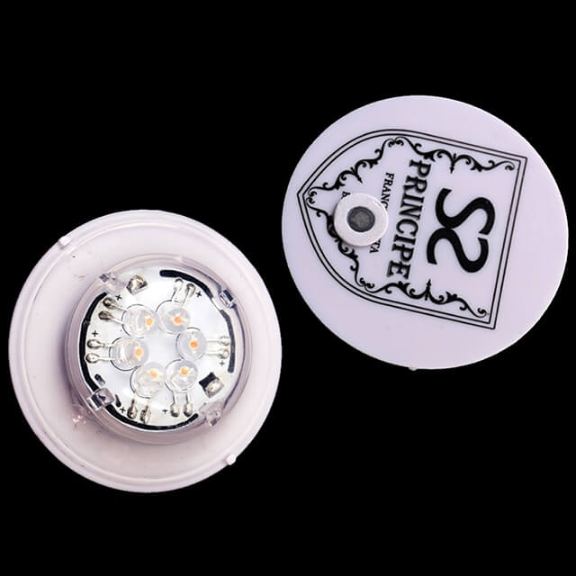 LSCT01 Waterproof Vodka Wine Champagne Whiskey LED Sticker Coaster Bottle Light 