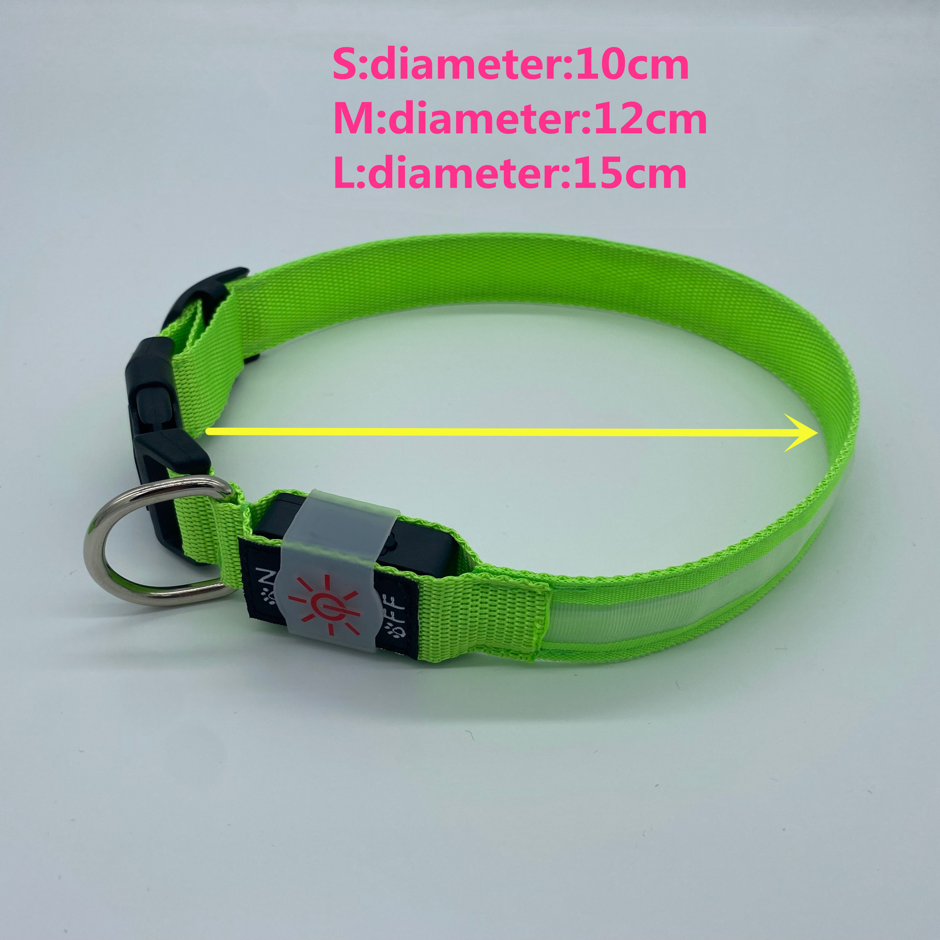 LED Collar01 Prevention of Danger Prevention of Loss USB Charging Mode Repeated Use Not Afraid of Water Special Led Collar for Pets