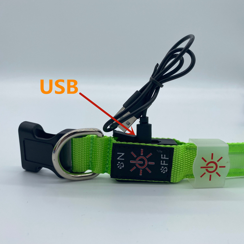 LED Collar01 Prevention of Danger Prevention of Loss USB Charging Mode Repeated Use Not Afraid of Water Special Led Collar for Pets