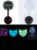 EL01 Nightclub Waterproof Customized Design Led Champane Vodka Wine EL Panel Led Wine Bottle Label