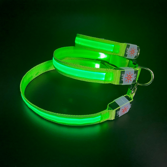 LED Collar01 Waterproof Rechargeable Reusable Led Dog Collar