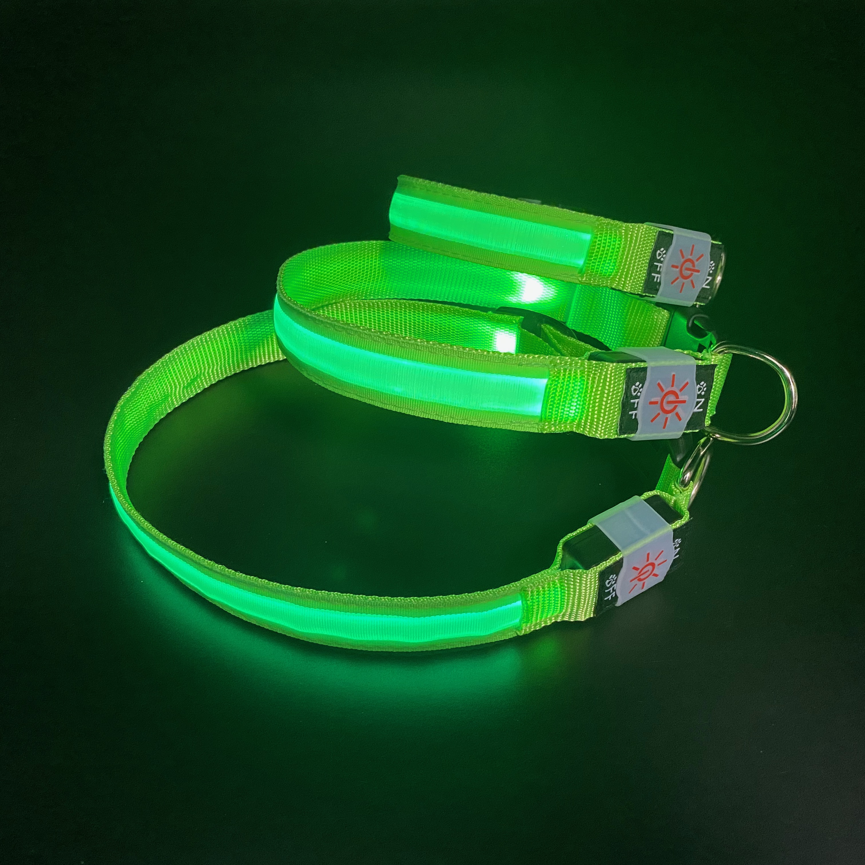 LED Collar01 Waterproof Rechargeable Reusable Led Dog Collar