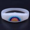 LSRM01 New Products Custom Programmable Remote Controlled Flashing Led Silicone Bracelet Radio Control DMX Rfid Light Up Wristband