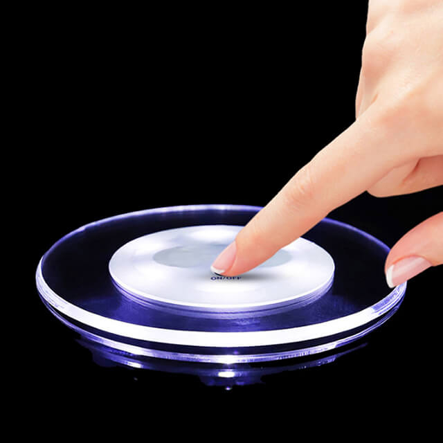 LSAC01 Night Club Promotional Gift Multi Color Waterproof Flashing Led Coaster