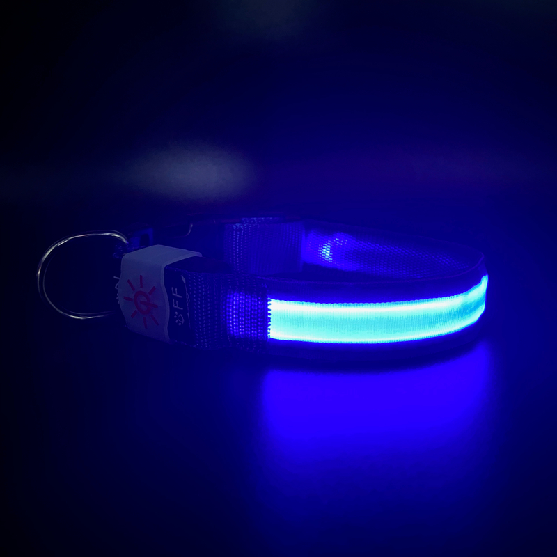 LED Collar01 Factory Best-selling Household Pet Supplies To Prevent Lost Can Be Rechargeable Waterproof Led Dog Collar