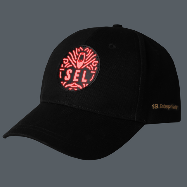 LSEH01 ACE Custom Logo Novelty Adjustable Caps Cool Led Message Sign Cap Snapback Caps Hiphop Hats With Led Lights
