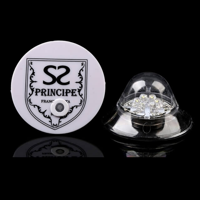 LSCT01 Waterproof Vodka Wine Champagne Whiskey LED Sticker Coaster Bottle Light 