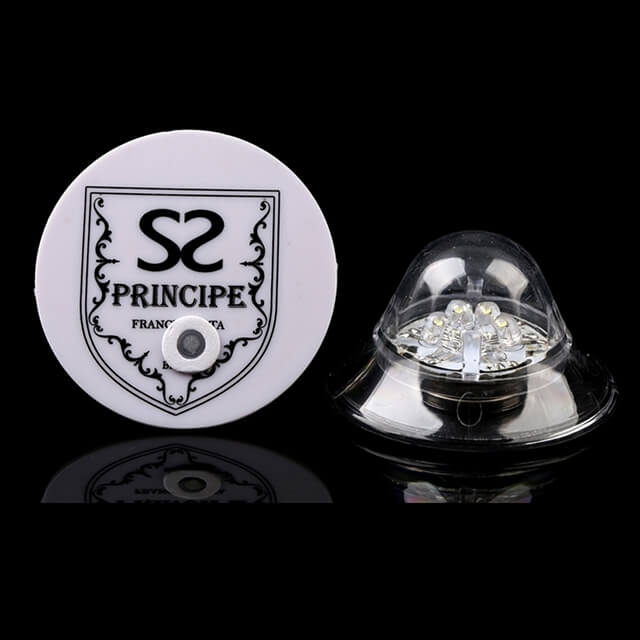 LSCT01 Waterproof Vodka Wine Champagne Whiskey LED Sticker Coaster Bottle Light 