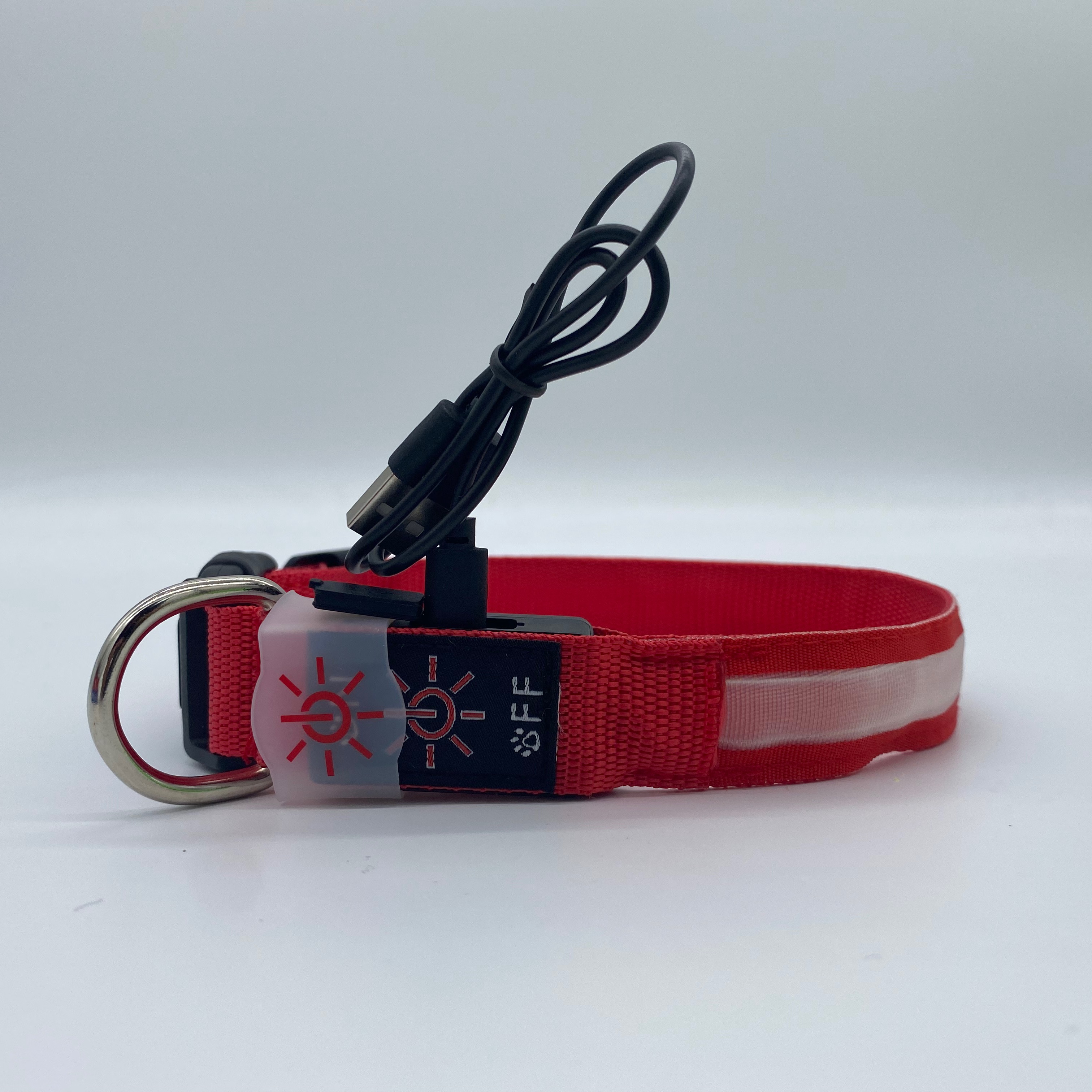 LED Collar01 Factory Best-selling Household Pet Supplies To Prevent Lost Can Be Rechargeable Waterproof Led Dog Collar