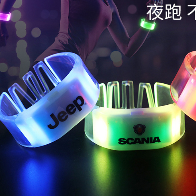 LSRM03 New Creative Promotional Programmable Flash Lighting Radio DMX Remote Control LED Bracelet wristband