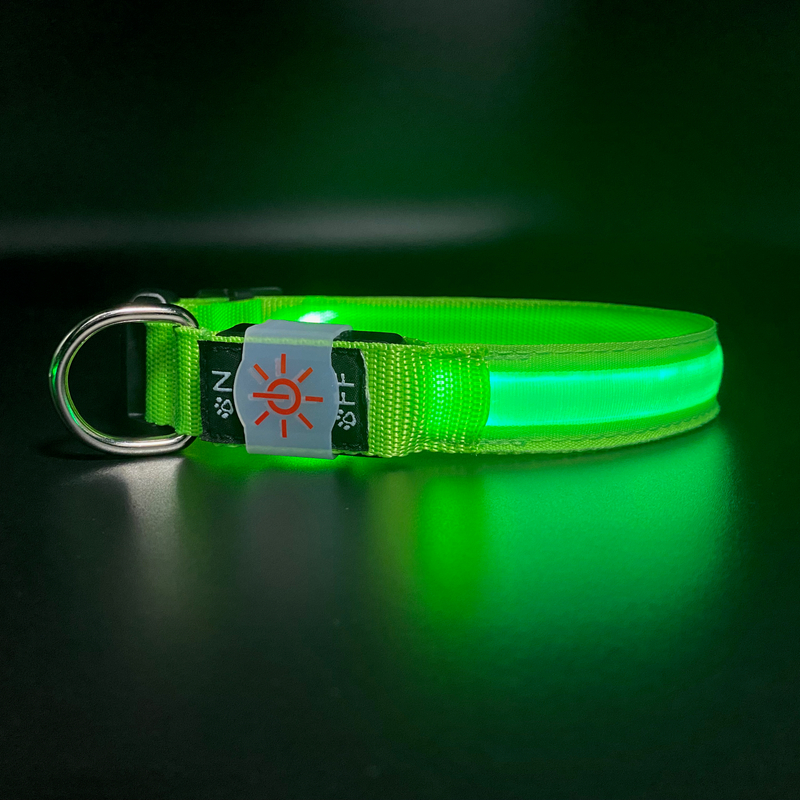 LED Collar01 Factory Best-selling Household Pet Supplies To Prevent Lost Can Be Rechargeable Waterproof Led Dog Collar