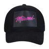 LSEH01 Promotional Fashion Custom 6 Panel Adjustable Party Camp Dj Glow Flashing Light Up El Luminous Led Baseball Hats Cap