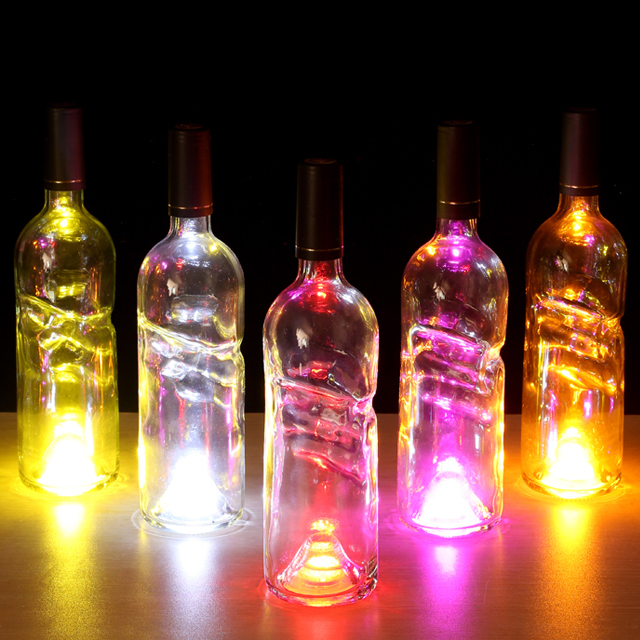 LSCT01 Waterproof Night Club Vodka Wine Champagne Whiskey LED Bottle Sticker