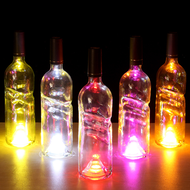 LSCT01 Waterproof Night Club Vodka Wine Champagne Whiskey LED Bottle Sticker
